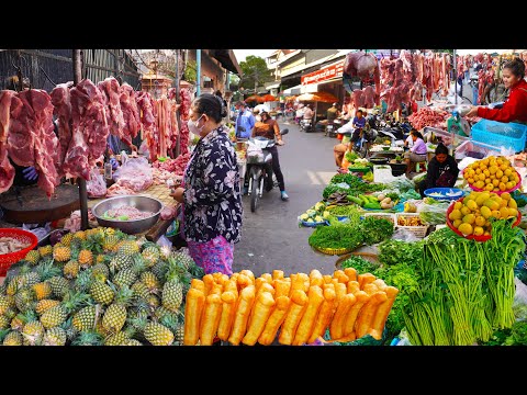 Local Market HEAVEN! 🇰🇭 Explore Fresh Food Paradise at Ta Khmao Thmey [FULL SUBTITLES]
