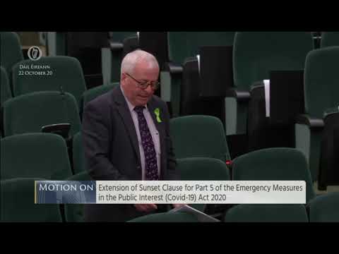 Mattie McGrath: Opposes Extension of Emergency Powers