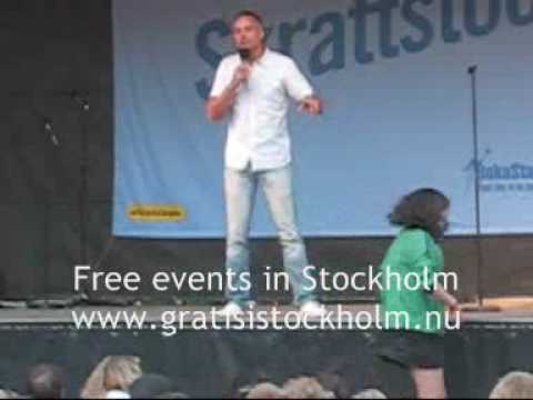 Hasse Brontén på Skrattstock 2008
