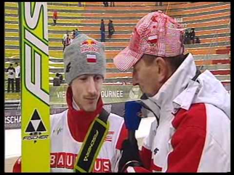 Adam Małysz po niedzielnych kwalifikacjach - Innsbruck - 02.01.2011