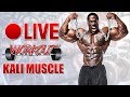 Workout With Kali Muscle (🔴 LIVE ) - BACK & BICEPS