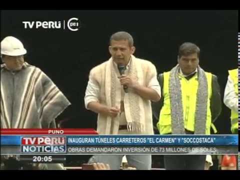 Jefe de Estado inauguró tramo IV de carretera Interoceánica