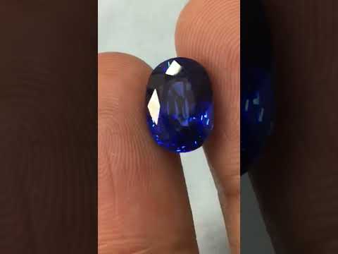 Synthetic Blue Gems  Stone coroundum imitation