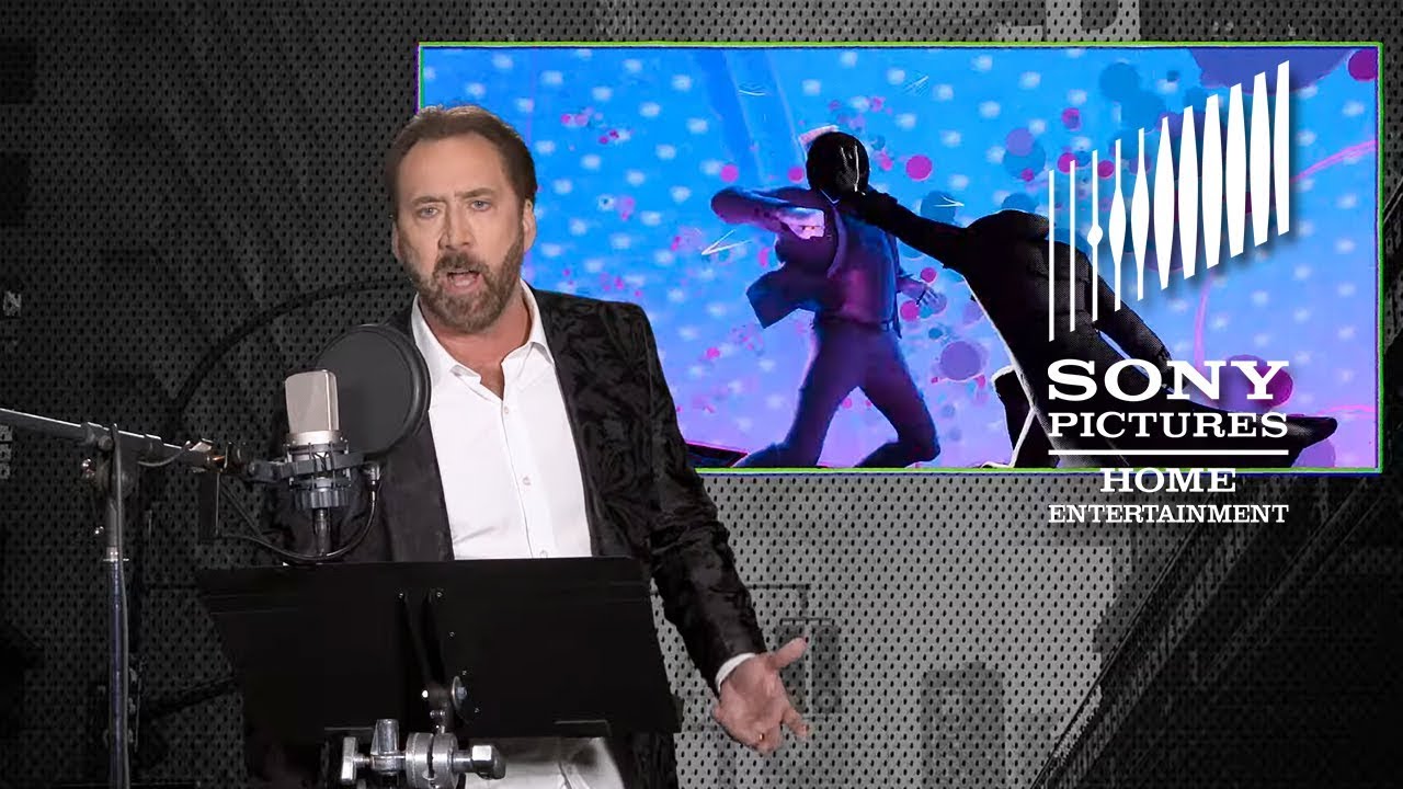 SPIDER-MAN: INTO THE SPIDERVERSE â€“ SPECIAL FEATURES â€œNicholas Cage Noir Spider-Man