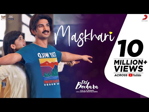 Dil Bechara - Maskhari | Official Video | Sushant, Sanjana | A.R. Rahman| Sunidhi, Hriday |Amitabh B