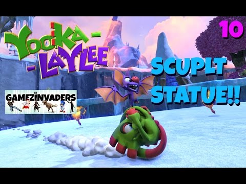 YOOKA-LAYLEE! How to Sculpt Statue! Playthrough Part 10!