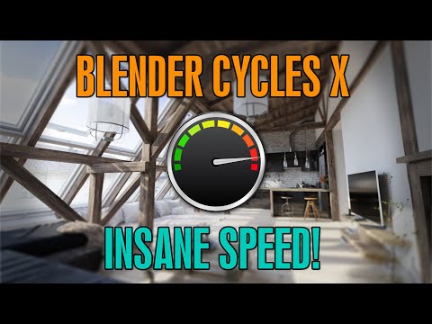 Blender Cycles X - Evermotion ArchViz Scene Render Speed Test