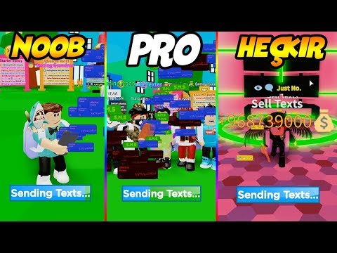 Noob Pro Hacker 1 Oyun 3 Hesap Texting Simulator Roblox Turkce - noob pro hacker 1 oyun 3 hesap texting simulator roblox turkce os oyun safi thtip com
