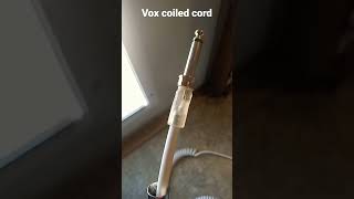 Video thumbnail for Vox coiled Guitar cord by Melody Stalians