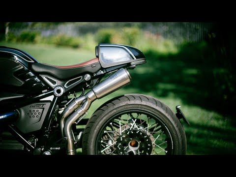 2023 BMW R nineT 100 Years Edition with Unit Garage Titanium Full Exhaust Canyon Riding Soundtracks