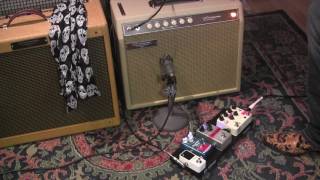 Carls Custom Amps BLONDE CPC-20 demo with multiple pedals & tele