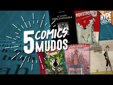 5 Comics Mudos - Hypecolicos