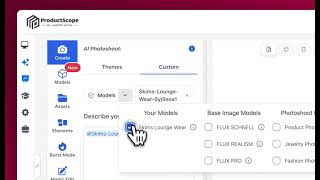 Introducing custom Flux trained image models on productscope.ai