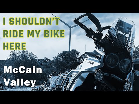 I was not supposed to take my Ducati Desert X here!