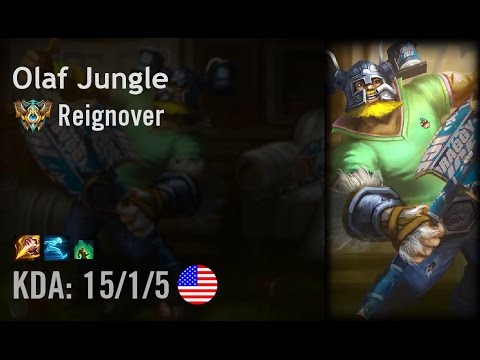 Olaf Jungle vs Graves - Reignover - NA Challenger Patch 6.13