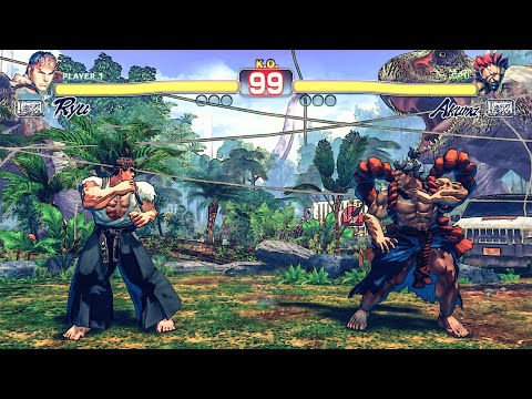 USF4 : Ryu vs Akuma : Ultra Street Fighter 4 pc Gameplay (Hard)