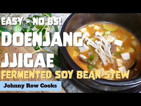How to make a Beginner โค Doenjang Jjigae (Fermented bean paste stew) | Johnny Row Cooks