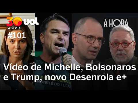 O divórcio de Michelle e Eduardo, Bolsonaros e Trump, novo Desenrola e+| A Hora com Toledo e Bilenky