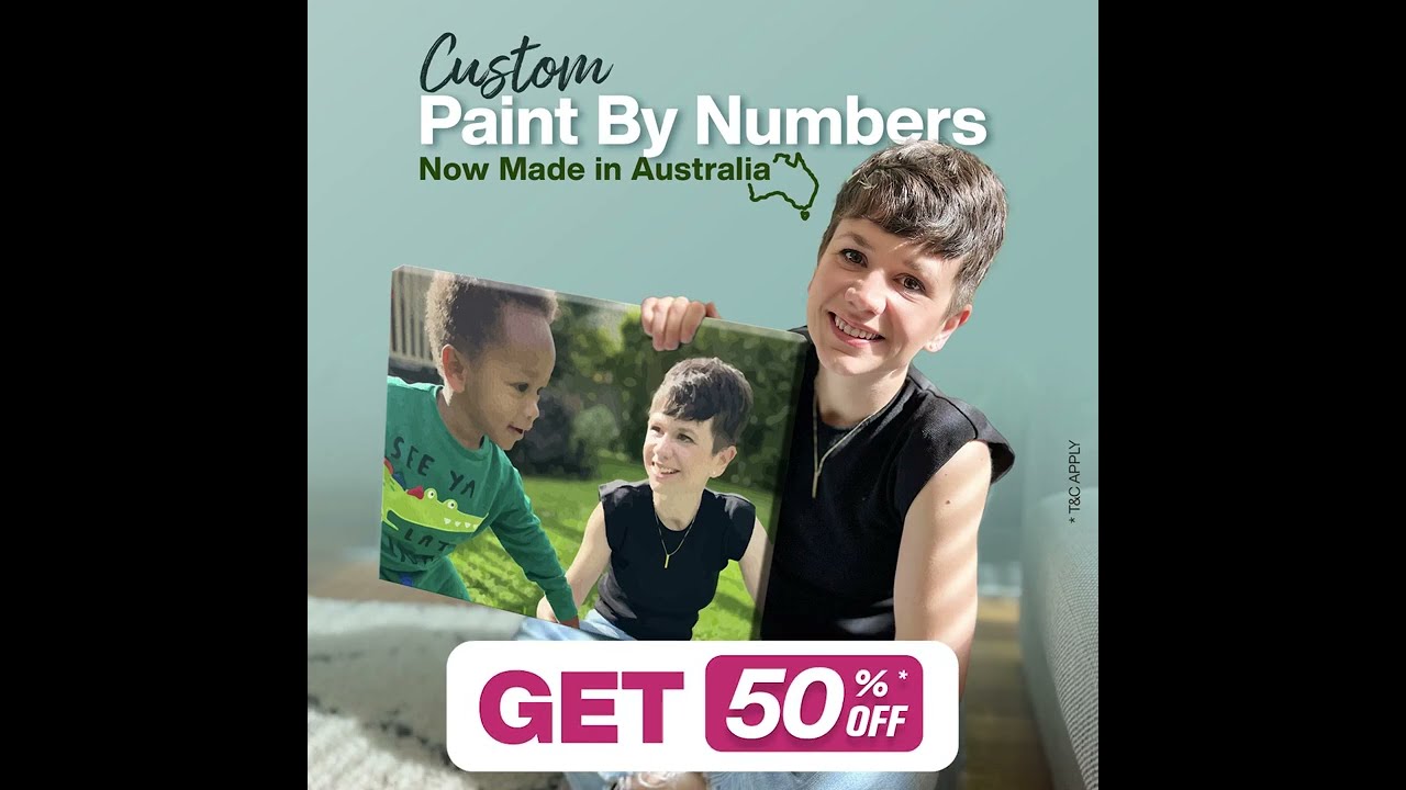 Custom Paint by Numbers - Made in Australia