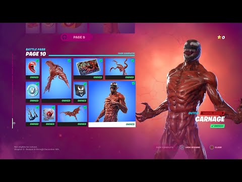 How To Get The Carnage Symbiote Mythic Skin In Fortnite Season 8 Ginx Esports Tv
