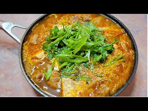 How To Make Korean Style Pork and Tofu Stew | Another Delicious and Comforting One Pot Recipe