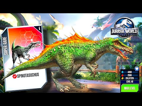 MAX LEVEL SPINOTASUCHUS Is a BEAST! | Jurassic World The Game 2025 Superhybrid Showcase