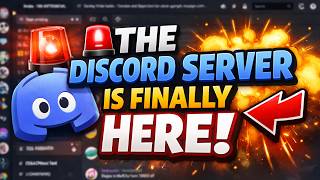 🚨 The Discord Server is Finally HERE 🚨