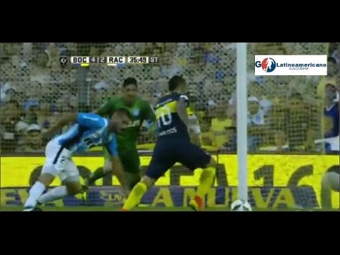Boca Juniors vs Racing 4-2 - Todos los Goles - 04/Diciembre/2016 - Fecha 12