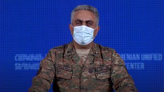 The briefing of Armenian Defense Ministry Representative Artsrun Hovhannisyan