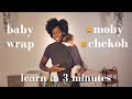 HOW TO MOBY WRAP | NEWBORN | 4 MONTH OLD | QUICK TUTORIAL