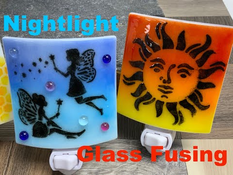 Fused Glass Nightlights