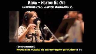 Kokia- Hontou No Oto (Karaoke) (Instrumental: Javier Anibarro Z.)