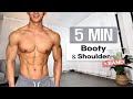 5min Sexy Hip & Shoulder Home Workout (Resistance Band Tabata) l 밴드 하나로 몸짱 만드는 운동 // 5분 섹시힙 & 어깨 타바타