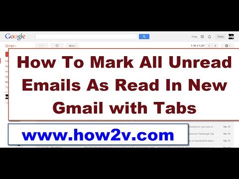 How To Mark All Unread Emails As Read In New Gmail...