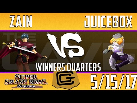 TCG Melee - Zain (Marth) vs Juicebox (Sheik) - Winners Quarters - SSBM 5/15/17