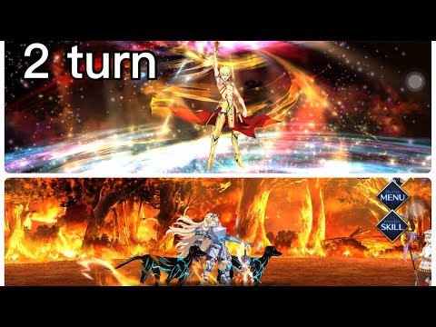 Fate Grand Order - Lostbelt 6 Part 2 - Barghest Boss Battle - 2 turn
