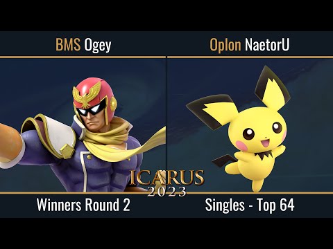 ICARUS 2023 - Ogey (C. Falcon) vs NaetorU (Pichu) - Top 64 Winners Round 1