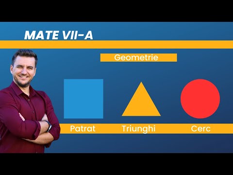 Lectie 1 | Mate | VII-a - Geometrie - Triunghi, Patrat , Cerc