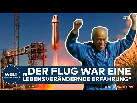 90-JÄHRIGER: "Das hat mein Leben verändert!" Ältester Mensch im Weltraum!
