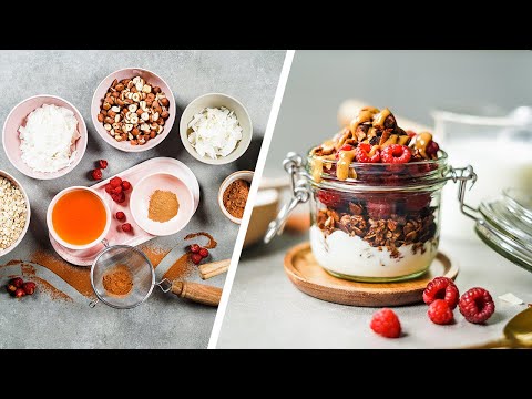 Recette De Parfait Au Granola Maison Avec Yaourt