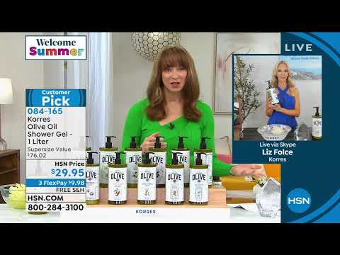 Korres Olive Oil   Orchid Gel  1 Liter