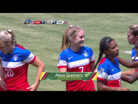 Concacaf Womens Under-17 Championship 2016: United States vs Costa Rica Highlights