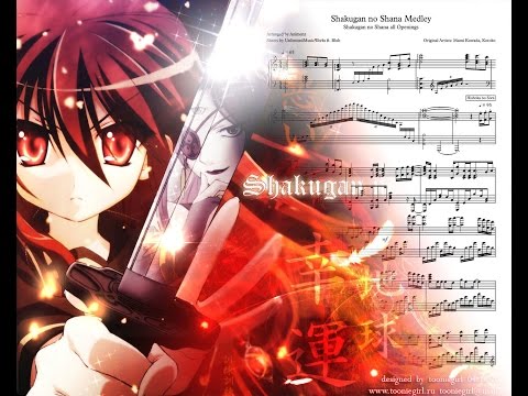Shakugan no Shana Medley (Animenz) Piano Sheets + Midi