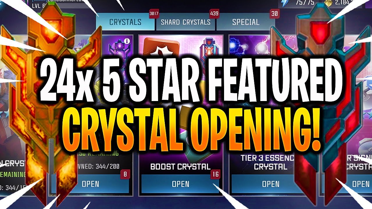 *NEW* 24x 5 STAR FEATURED CRYSTAL OPENING! - Transformers: Forged To Fight
