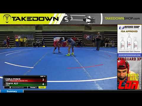 WM 63 Carla Ponce Aries Wrestling Club-OKC RTC Vs Teniya Alo TMWC