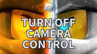 How to Turn off Camera Control on Roblox 2024 | Disable Roblox Camera Mode