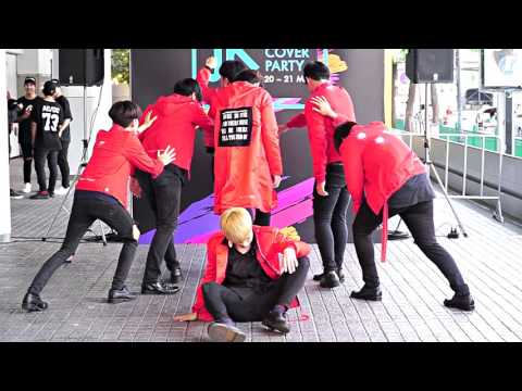 170520 'Bulletproof' - 'Blood Sweat & Tears,Spring Day'(BTS) @ MBK JK Street Cover Party 2017