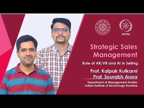 Strategic Sales Management Prof sourabh arora Prof kalpak kulkarni