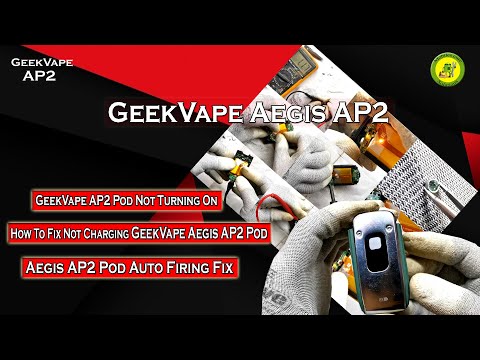 How To Fix Not Charging GeekVape Aegis AP2 Pod | Aegis AP2 Pod Auto Firing Fix | GeekVape Aegis AP2