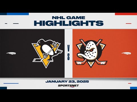 NHL Highlights | Penguins vs. Ducks - January 23, 2025